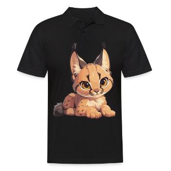 Caracal Karakale Karakal - Men's Polo Shirt - black - Front - Kai (181cm)