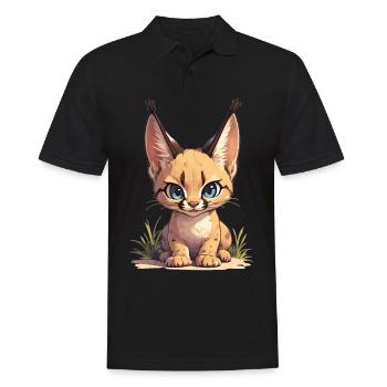 Caracal Karakale Karakal - Men's Polo Shirt - black - Front - Kai (181cm)