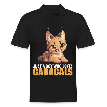 Caracal Karakale Karakal - Men's Polo Shirt - black - Front - Kai (181cm)