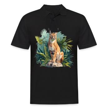 Caracal Karakale Karakal - Men's Polo Shirt - black - Front - Kai (181cm)
