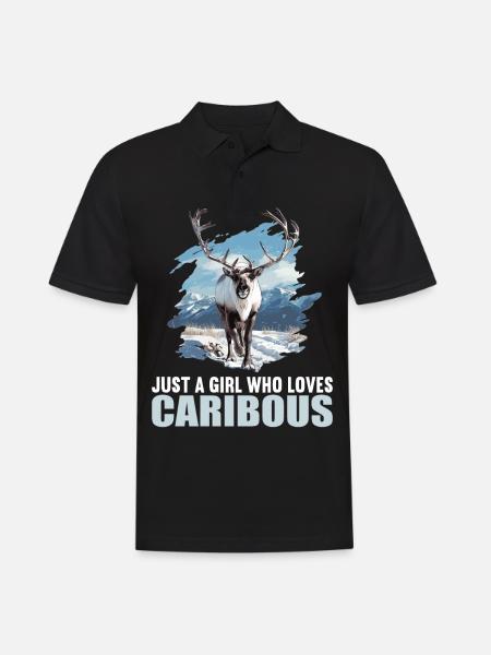 Caribou Karibus Karibu - Men's Polo Shirt - black