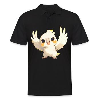 Cacatoès Cacatoès Cacatoès - Polo Homme - noir - Devant - Kai (181cm)