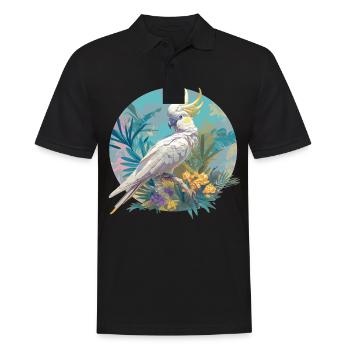 Cacatoès Cacatoès Cacatoès - Polo Homme - noir - Devant - Kai (181cm)