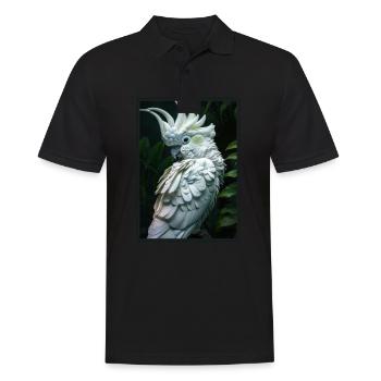Cacatoès Cacatoès Cacatoès - Polo Homme - noir - Devant - Kai (181cm)