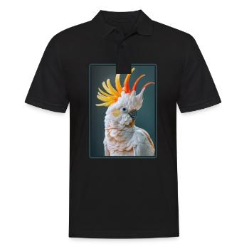 Cacatoès Cacatoès Cacatoès - Polo Homme - noir - Devant - Kai (181cm)