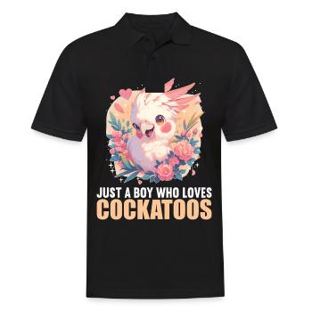 Cacatoès Cacatoès Cacatoès - Polo Homme - noir - Devant - Kai (181cm)