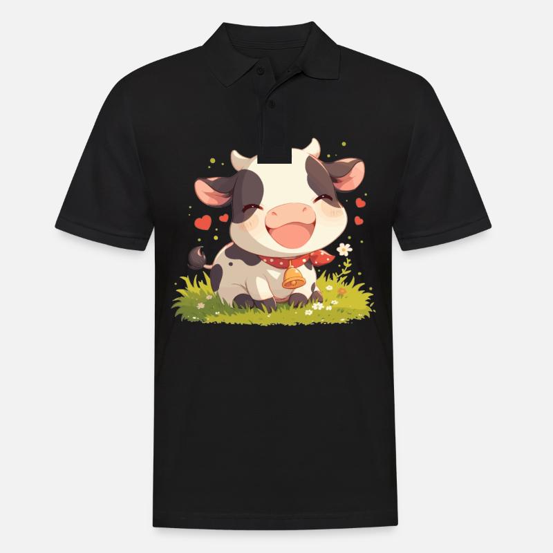 Vaches Vache - Polo Homme - noir