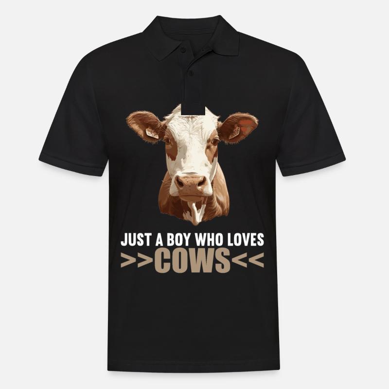 Vaches Vache - Polo Homme - noir