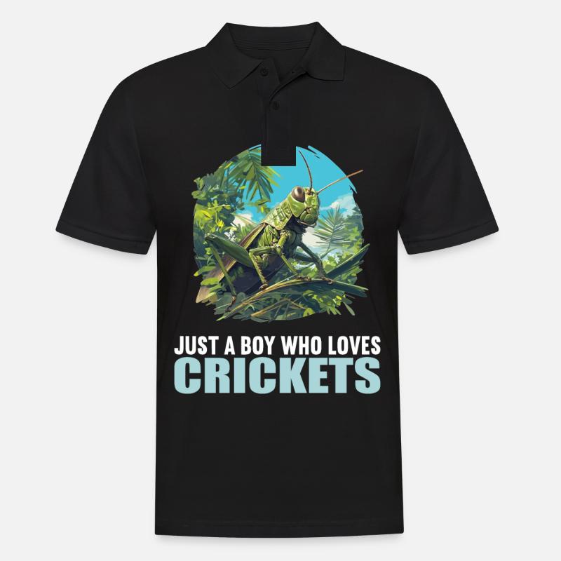 Grillen Grille - Männer Poloshirt - Schwarz