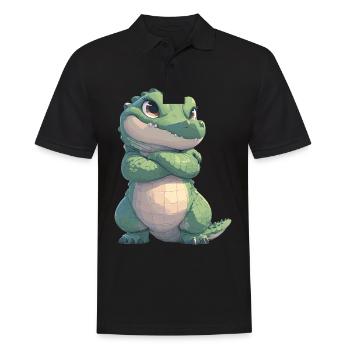 Crocodiles Crocodile - Polo Homme - noir - Devant - Kai (181cm)