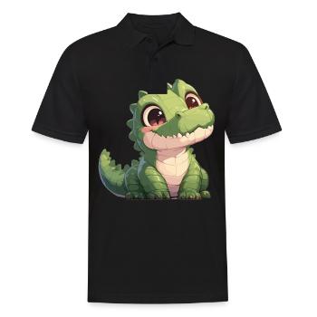 Crocodiles Crocodile - Polo Homme - noir - Devant - Kai (181cm)