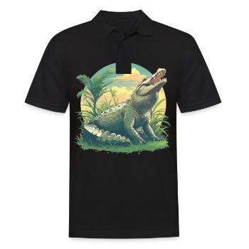 Crocodiles Crocodile - Polo Homme - noir - Devant - Kai (181cm)