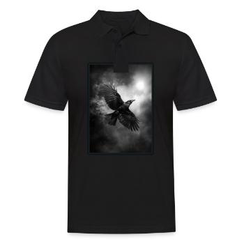 Crows Crow - Men's Polo Shirt - black - Front - Kai (181cm)