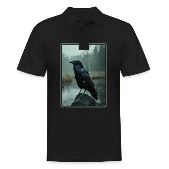 Crows Crow - Men's Polo Shirt - black - Front - Kai (181cm)