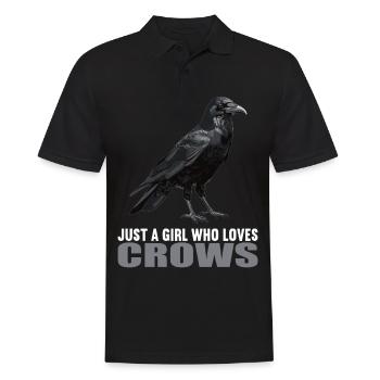 Crows Crow - Men's Polo Shirt - black - Front - Kai (181cm)