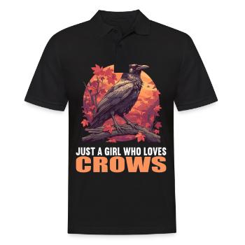 Crows Crow - Men's Polo Shirt - black - Front - Kai (181cm)