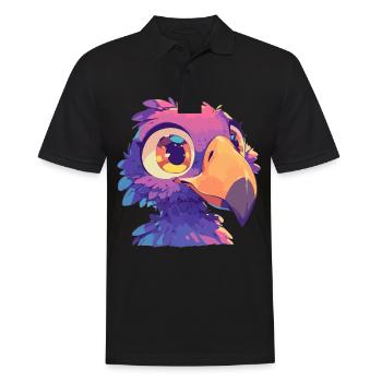 Dodos Dodo - Men's Polo Shirt - black - Front - Kai (181cm)