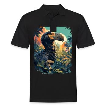Dodos Dodo - Men's Polo Shirt - black - Front - Kai (181cm)