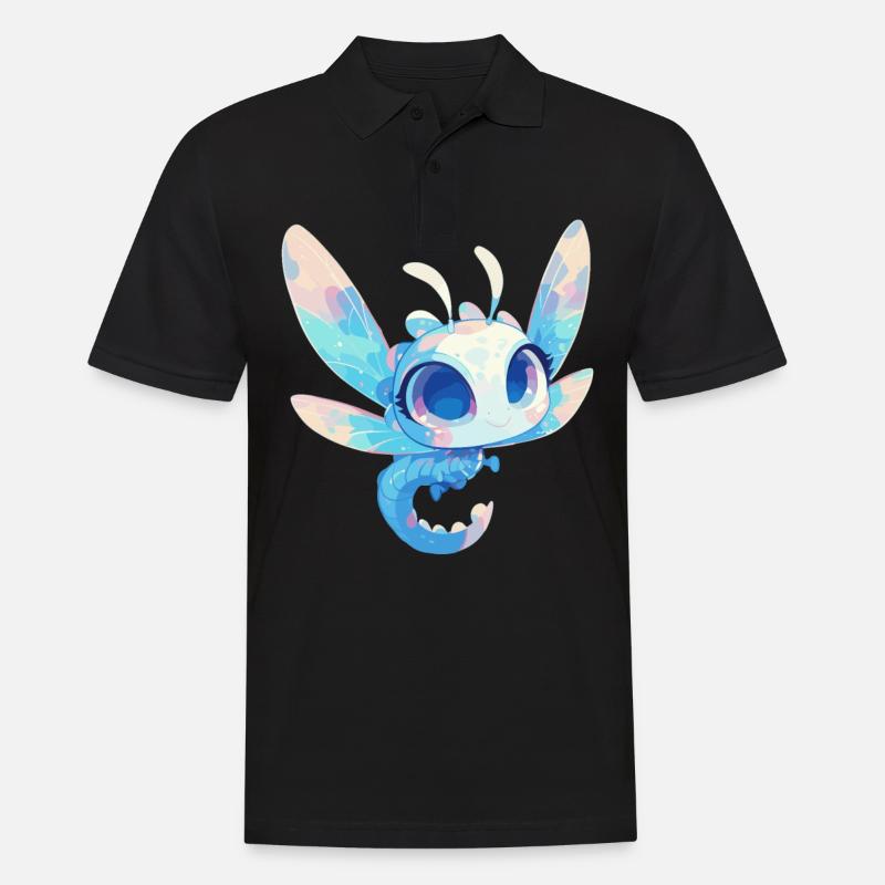 Libellen Libelle - Männer Poloshirt - Schwarz