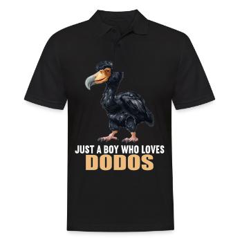 Dodos Dodo - Men's Polo Shirt - black - Front - Kai (181cm)