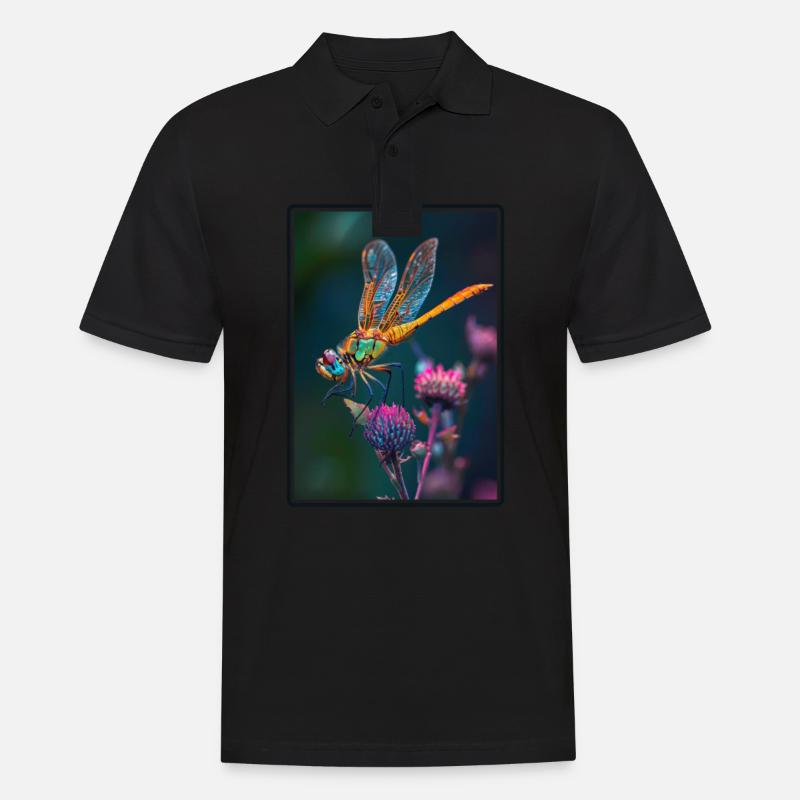 Libellules Libellule - Polo Homme - noir