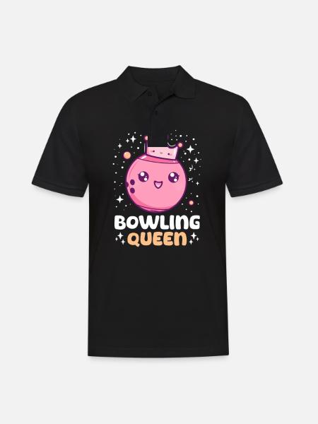 Bowling Bowling Queen - Men's Polo Shirt - black