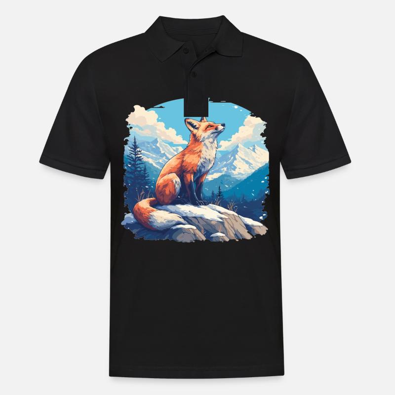 Foxes Fox - Men's Polo Shirt - black