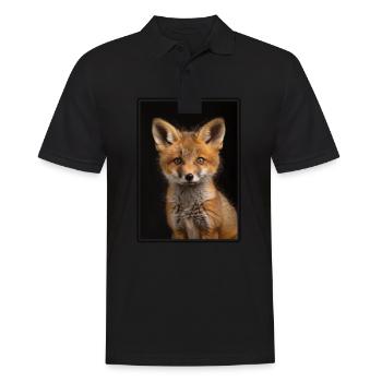 Foxes Fox - Men's Polo Shirt - black - Front - Kai (181cm)