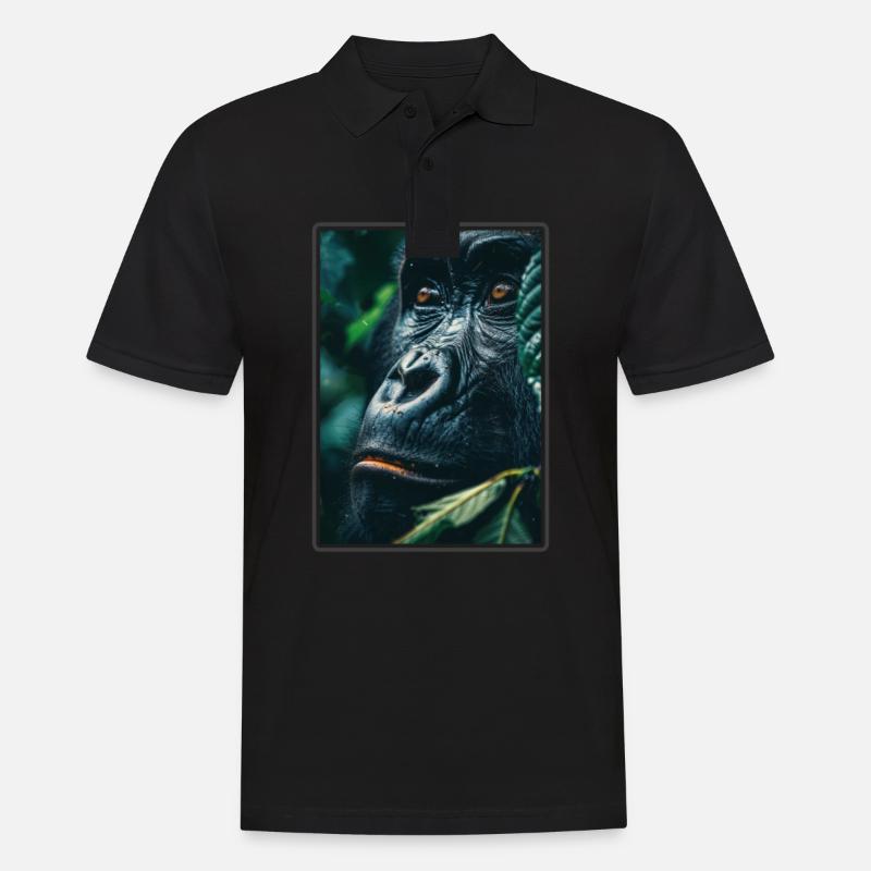Gorilles Gorilles - Polo Homme - noir
