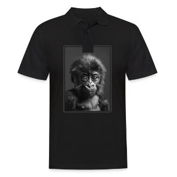 Gorillas Gorilla - Men's Polo Shirt - black - Front - Kai (181cm)