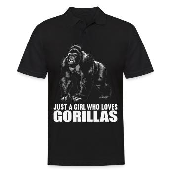 Gorillas Gorilla - Men's Polo Shirt - black - Front - Kai (181cm)