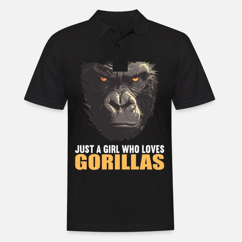 Gorilles Gorilles - Polo Homme - noir