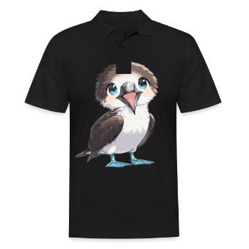 Blue-footed booby - Men's Polo Shirt - black - Front - Kai (181cm)