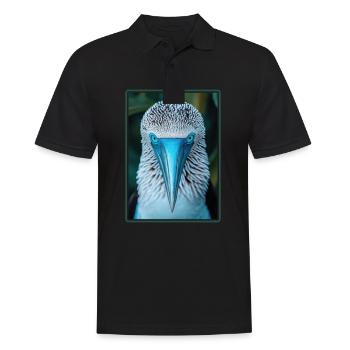 Blue-footed booby - Men's Polo Shirt - black - Front - Kai (181cm)