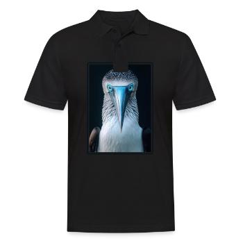 Blue-footed booby - Men's Polo Shirt - black - Front - Kai (181cm)