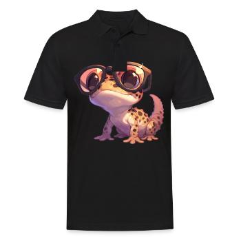 Geckos Geckos - Polo Homme - noir - Devant - Kai (181cm)