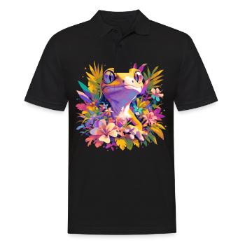 Geckos Geckos - Polo Homme - noir - Devant - Kai (181cm)