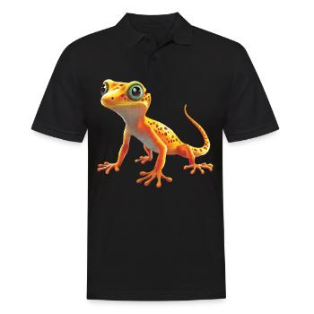 Geckos Geckos - Polo Homme - noir - Devant - Kai (181cm)