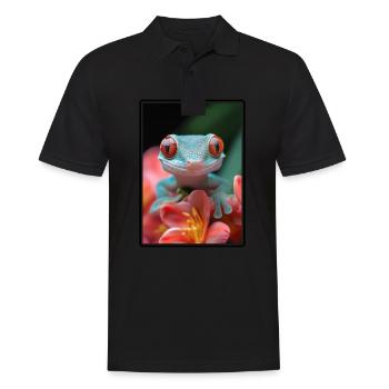 Geckos Geckos - Polo Homme - noir - Devant - Kai (181cm)