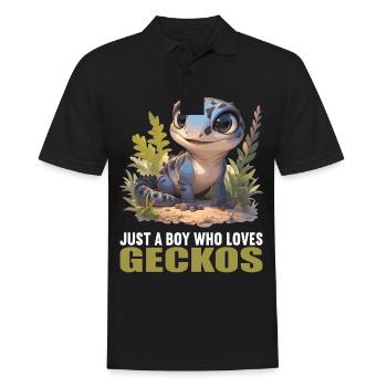 Geckos Geckos - Polo Homme - noir - Devant - Kai (181cm)