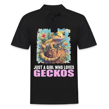 Geckos Geckos - Polo Homme - noir - Devant - Kai (181cm)
