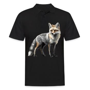 Gray Foxes Gray Fox - Men's Polo Shirt - black - Front - Kai (181cm)