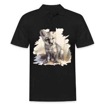 Gray Foxes Gray Fox - Men's Polo Shirt - black - Front - Kai (181cm)