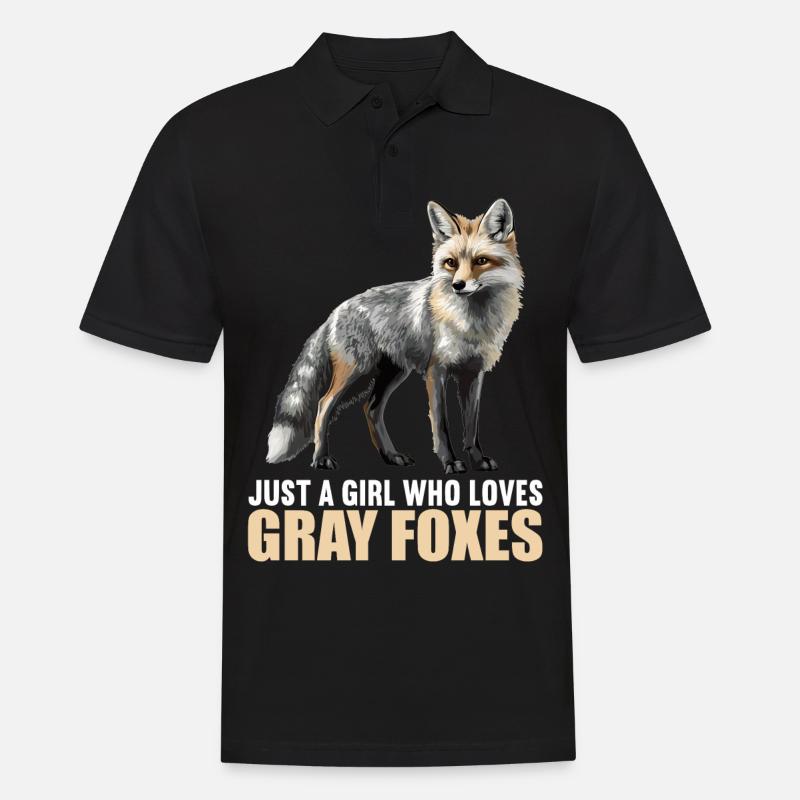 Graufüchse Graufuchs - Männer Poloshirt - Schwarz