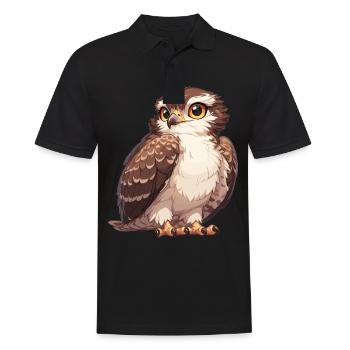 Falken Falke - Männer Poloshirt - Schwarz - Vorne - Kai (181cm)