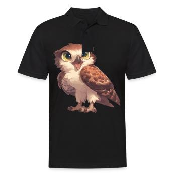Falken Falke - Männer Poloshirt - Schwarz - Vorne - Kai (181cm)