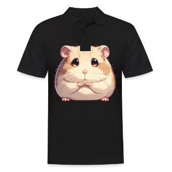 Hamster - Polo Homme - noir - Devant - Kai (181cm)