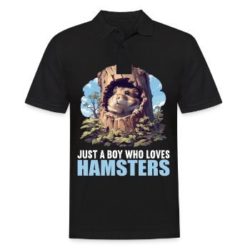 Hamster - Polo Homme - noir - Devant - Kai (181cm)