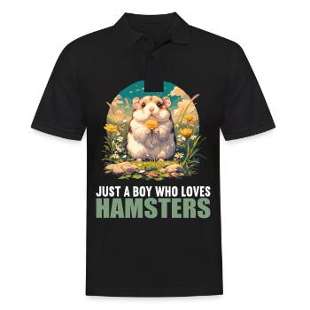 Hamster - Polo Homme - noir - Devant - Kai (181cm)
