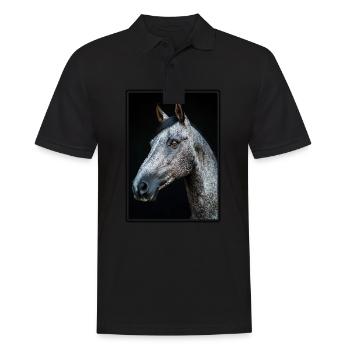 Chevaux Cheval - Polo Homme - noir - Devant - Kai (181cm)
